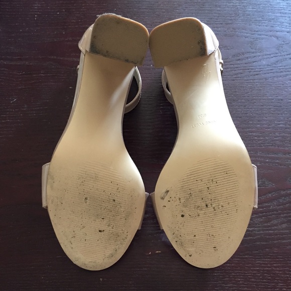 Nine West Nude Heel / Open Toe / Block Heel - Picture 4 of 4